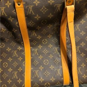 Louis Vuitton Monogram Canvas Flanerie 50 with Tan Leather Straps - Needs Repair